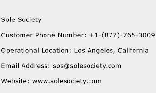 Sole Society Phone Number Customer Service
