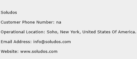 Soludos Phone Number Customer Service