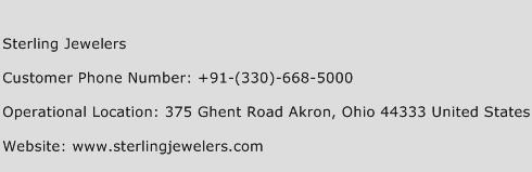 Sterling Jewelers Phone Number Customer Service