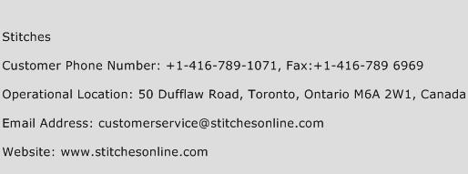 Stitches Phone Number Customer Service