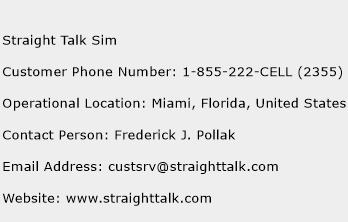 Straight Talk Sim Contact Number | Straight Talk Sim Customer Service Number | Straight Talk Sim ...