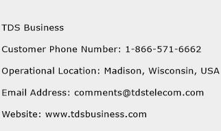 TDS Business Phone Number Customer Service