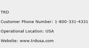 TRD Phone Number Customer Service