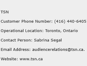 TSN Phone Number Customer Service
