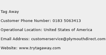 Tag Away Phone Number Customer Service