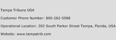 Tampa Tribune USA Phone Number Customer Service