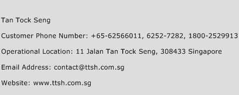 Tan Tock Seng Phone Number Customer Service