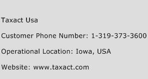 TaxAct USA Phone Number Customer Service
