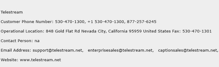 Telestream Phone Number Customer Service