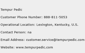 Tempur Pedic Phone Number Customer Service
