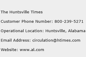 The Huntsville Times Phone Number Customer Service