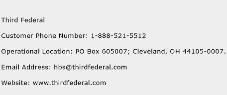 Third Federal Phone Number Customer Service
