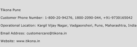 Tikona Pune Phone Number Customer Service