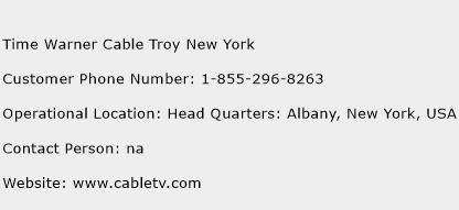 Time Warner Cable Troy New York Phone Number Customer Service