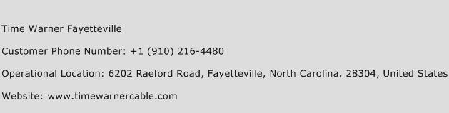 Time Warner Fayetteville Phone Number Customer Service