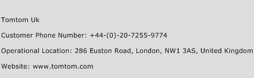 TomTom UK Phone Number Customer Service