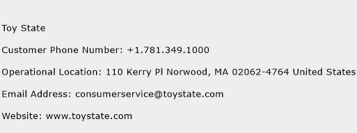 Toy State Phone Number Customer Service