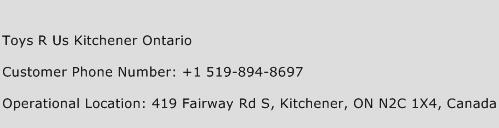 Toys R Us Kitchener Ontario Phone Number Customer Service