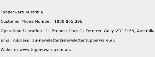 Tupperware Australia Phone Number Customer Service