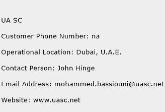 UA SC Phone Number Customer Service