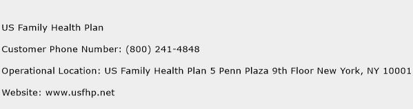 US Family Health Plan Phone Number Customer Service