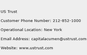 US Trust Phone Number Customer Service