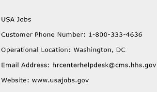 USA Jobs Phone Number Customer Service