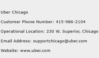 Uber Chicago Phone Number Customer Service
