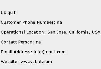 Ubiquiti Phone Number Customer Service