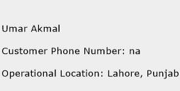 Umar Akmal Phone Number Customer Service