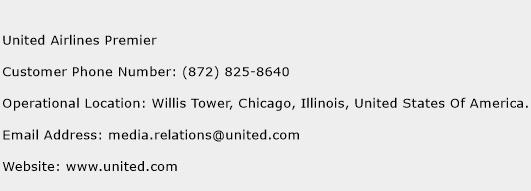 United Airlines Premier Phone Number Customer Service