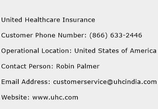 United Healthcare Insurance Contact Number | United Healthcare Insurance Customer Service Number ...