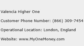 Valencia Higher One Phone Number Customer Service