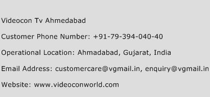 Videocon Tv Ahmedabad Phone Number Customer Service