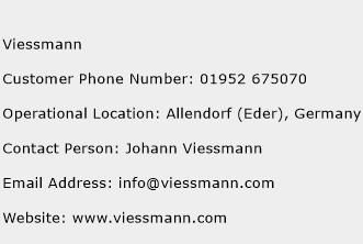 Viessmann Phone Number Customer Service
