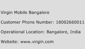 Virgin Mobile Bangalore Phone Number Customer Service