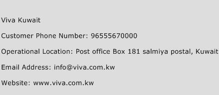Viva Kuwait Phone Number Customer Service