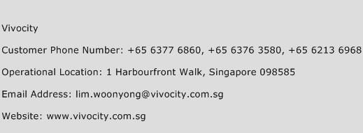 Vivocity Phone Number Customer Service