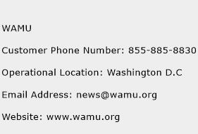 WAMU Phone Number Customer Service