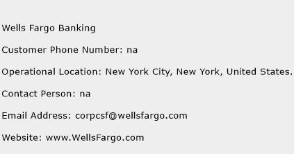 Wells Fargo Banking Phone Number Customer Service