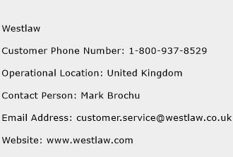 Westlaw Phone Number Customer Service