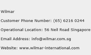 Wilmar Phone Number Customer Service