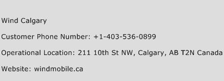 Wind Calgary Phone Number Customer Service