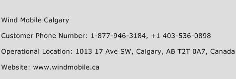 Wind Mobile Calgary Phone Number Customer Service