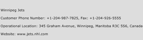 Winnipeg Jets Phone Number Customer Service