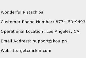 Wonderful Pistachios Phone Number Customer Service