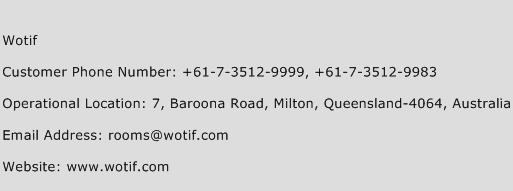 Wotif Phone Number Customer Service