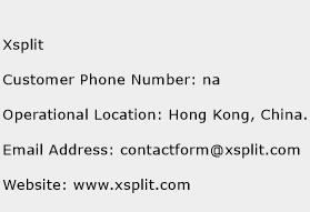Xsplit Phone Number Customer Service