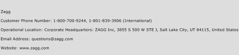 Zagg Phone Number Customer Service
