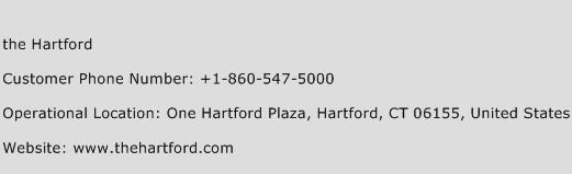 the Hartford Phone Number Customer Service